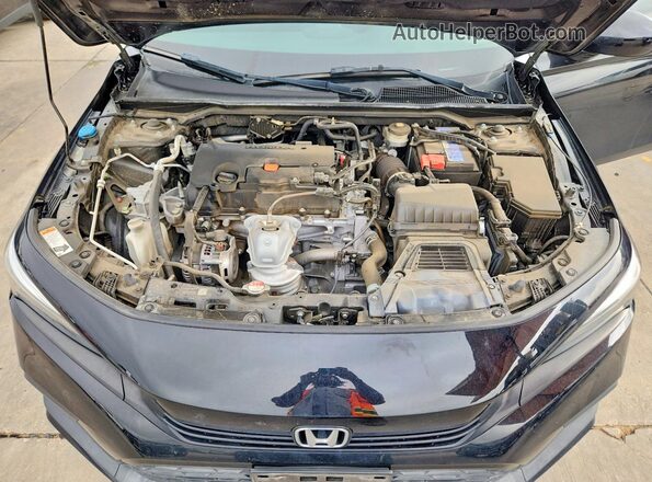 2HGFE2F53PH533462 2023 HONDA CIVIC Black Rear interior view