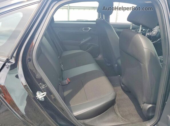 2HGFE2F53RH500075 2024 HONDA CIVIC Black უკანა სავარძლების ხედი