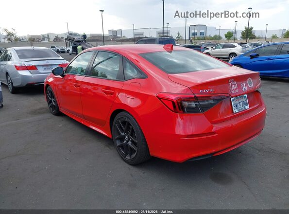 2HGFE2F53RH554055 2024 HONDA CIVIC Red Tył lewy