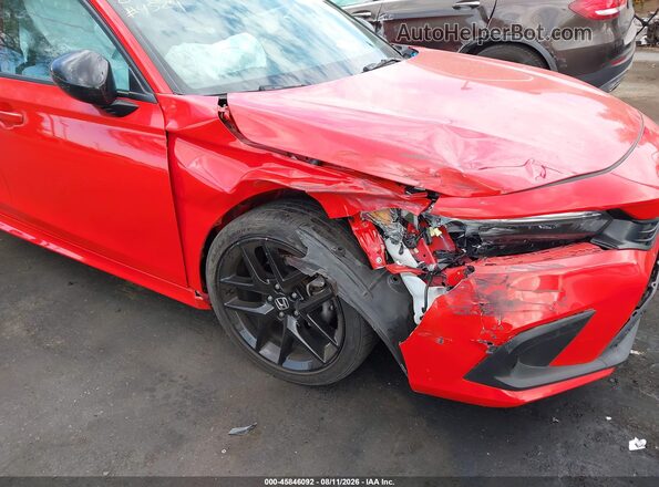2HGFE2F53RH554055 2024 HONDA CIVIC Red Widok zestawu wskaźników