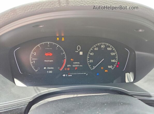 2HGFE2F53RH568148 2024 HONDA CIVIC White Instrument cluster view