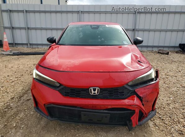 2HGFE2F53SH503029 2025 HONDA CIVIC Red Widok z przodu