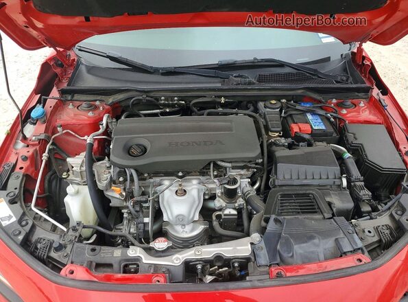 2HGFE2F53SH503029 2025 HONDA CIVIC Red Widok wnętrza z tyłu