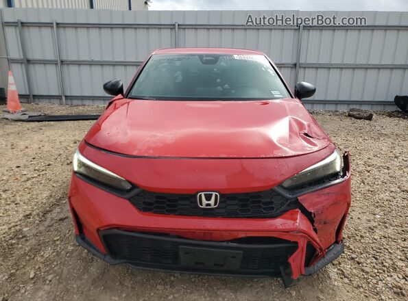 2HGFE2F53SH503029 2025 HONDA CIVIC Red Widok naklejki z numerem VIN