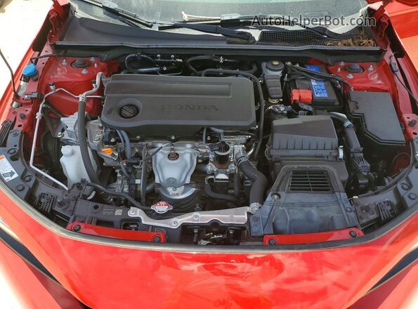 2HGFE2F53SH508246 2025 HONDA CIVIC Red უკანა სალონის ხედი