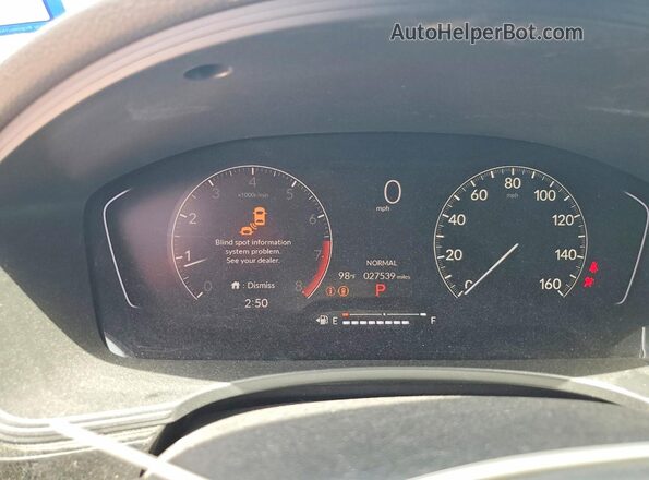 2HGFE2F53SH508246 2025 HONDA CIVIC Red ხელსაწყოთა პანელის ხედი
