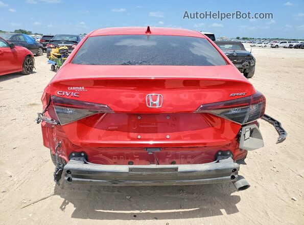 2HGFE2F53SH508246 2025 HONDA CIVIC Red უკანა ხედი
