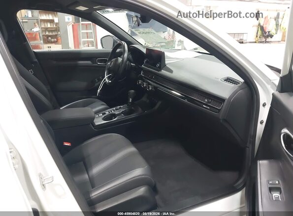 2HGFE2F53SH517495 2025 HONDA CIVIC White Вид салону спереду