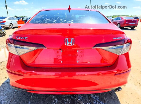 2HGFE2F53SH518338 2025 HONDA CIVIC Red Հետևի տեսք