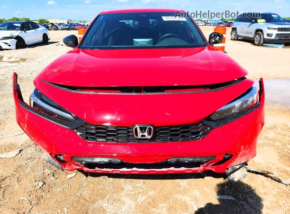 2HGFE2F53SH518338 2025 HONDA CIVIC Red Դիմացի տեսք