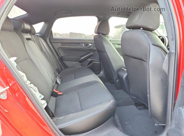2HGFE2F53SH530649 2025 HONDA CIVIC Red Հետևի նստատեղերի տեսք