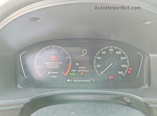 2HGFE2F53SH530649 2025 HONDA CIVIC Red Սարքավորումների վահանակի տեսք