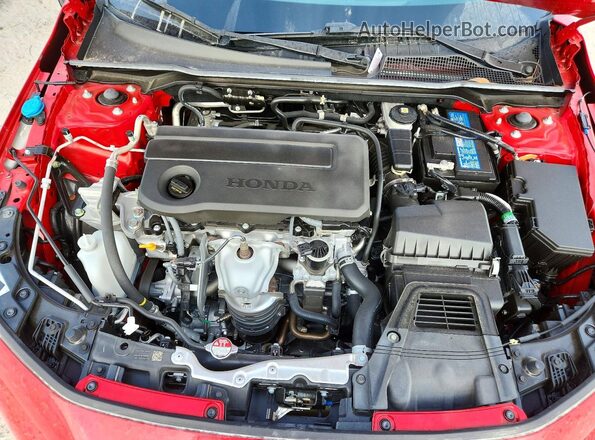 2HGFE2F53SH530649 2025 HONDA CIVIC Red Սալոնի հետևի տեսք