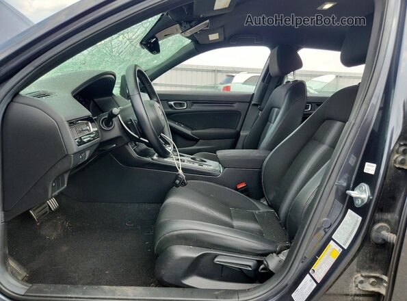 2HGFE2F53SH530764 2025 HONDA CIVIC Gray Widok wnętrza z przodu