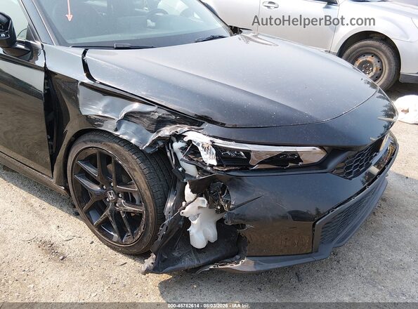 2HGFE2F53SH554689 2025 HONDA CIVIC Black Դիմացի տեսք