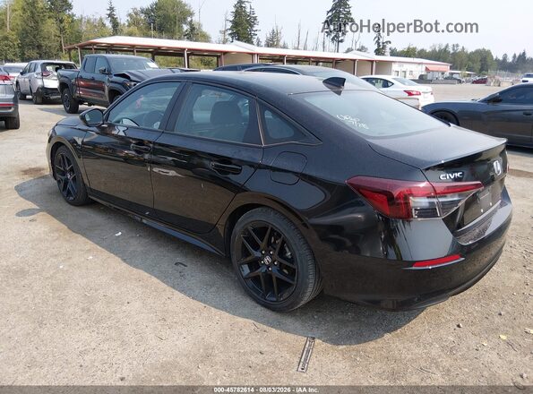 2HGFE2F53SH554689 2025 HONDA CIVIC Black Հետևի ձախ