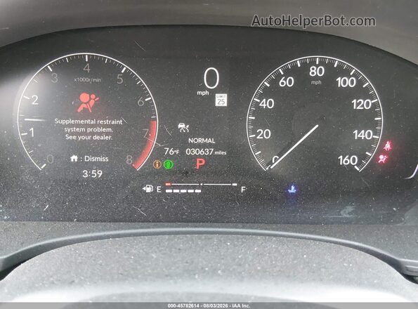 2HGFE2F53SH554689 2025 HONDA CIVIC Black Հետևի նստատեղերի տեսք