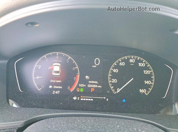 2HGFE2F53SH564199 2025 HONDA CIVIC Gray Instrument cluster view