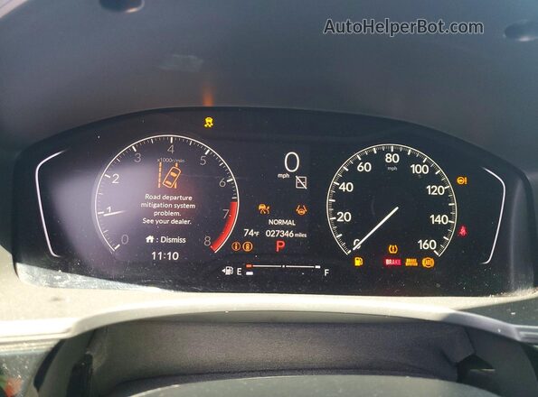 2HGFE2F53SH583853 2025 HONDA CIVIC Gray Սարքավորումների վահանակի տեսք