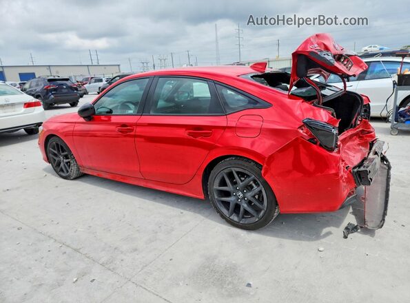 2HGFE2F53SH594349 2025 HONDA CIVIC Red Հետևի ձախ