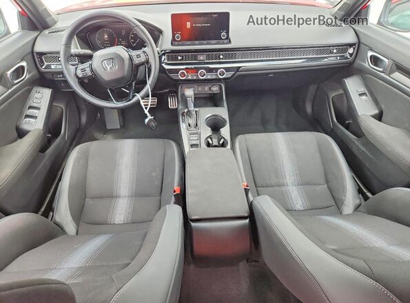 2HGFE2F53SH594349 2025 HONDA CIVIC Red Առջևի վահանակի տեսք