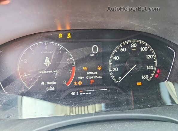 2HGFE2F53TH543175 2026 HONDA CIVIC Черный Вид щитка приборов