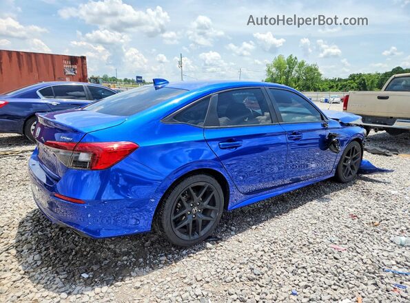 2HGFE2F54NH513041 2022 HONDA CIVIC Blue Rear right
