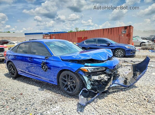 2HGFE2F54NH513041 2022 HONDA CIVIC Blue Front right