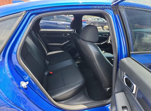 2HGFE2F54NH513041 2022 HONDA CIVIC Blue Rear seats view