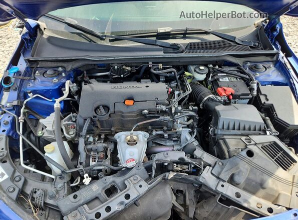 2HGFE2F54NH513041 2022 HONDA CIVIC Blue Rear interior view