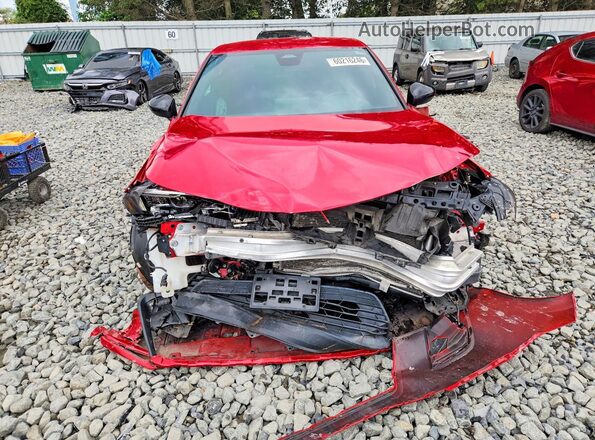 2HGFE2F54NH543107 2022 HONDA CIVIC Red წინა ხედი
