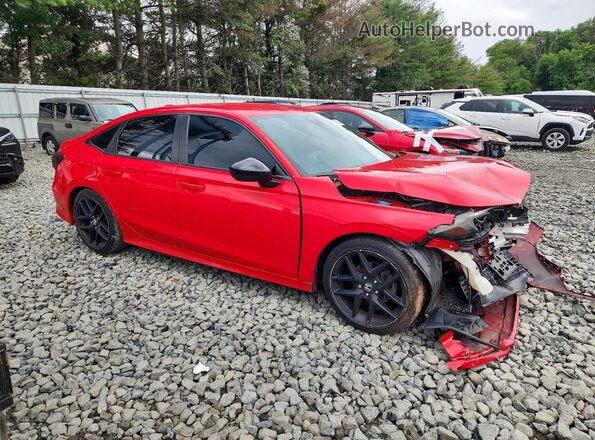 2HGFE2F54NH543107 2022 HONDA CIVIC Red წინა მარჯვენა