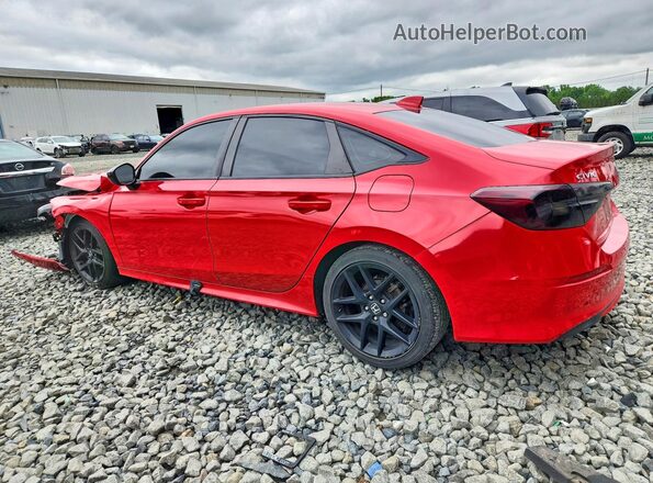 2HGFE2F54NH543107 2022 HONDA CIVIC Red უკანა მარცხენა