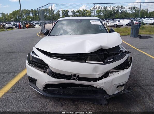 2HGFE2F54NH573756 2022 HONDA CIVIC White Instrument cluster view