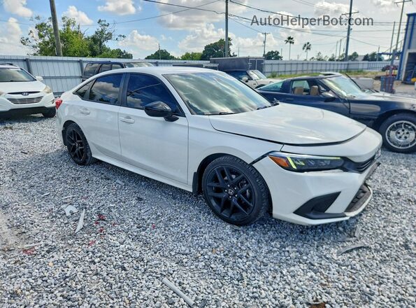 2HGFE2F54NH583414 2022 HONDA CIVIC White Delantero derecho