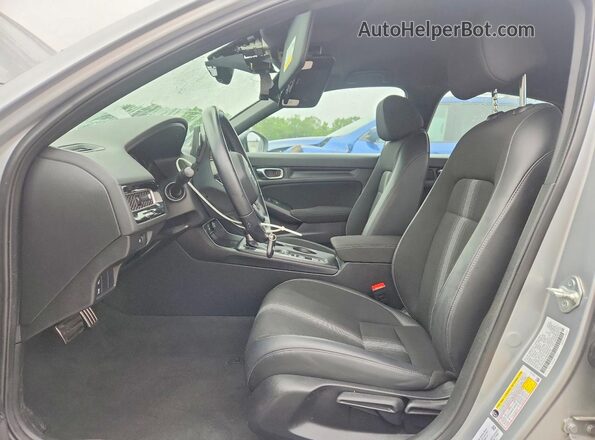 2HGFE2F54NH585938 2022 HONDA CIVIC Silver Вид салону спереду