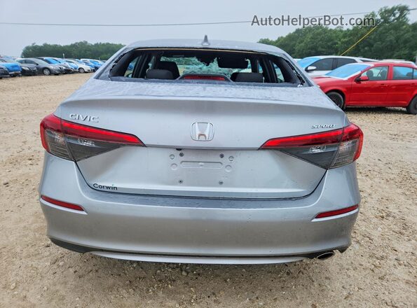 2HGFE2F54NH585938 2022 HONDA CIVIC Silver Вид ззаду