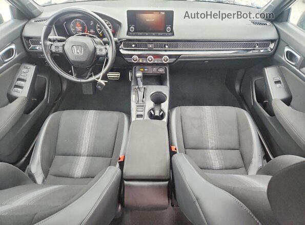 2HGFE2F54NH585938 2022 HONDA CIVIC Silver Вид панелі приладів