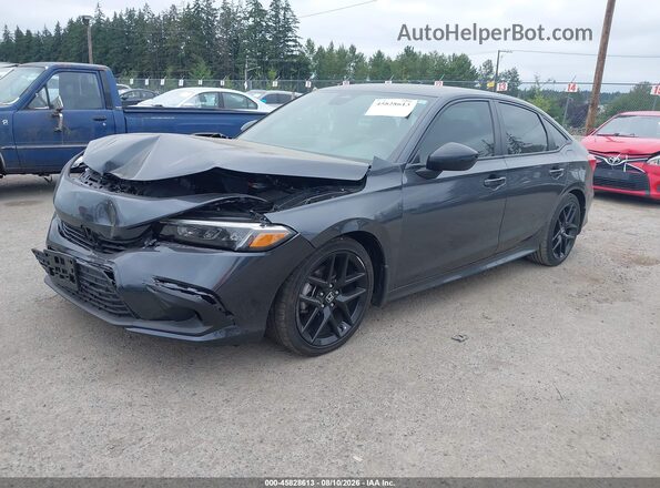2HGFE2F54NH589116 2022 HONDA CIVIC Gray Przód lewy