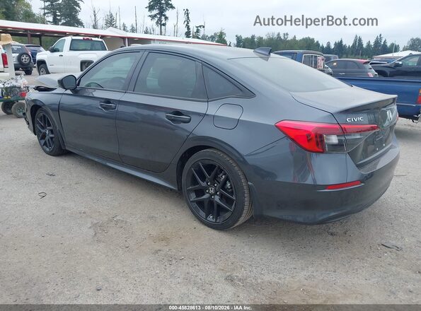 2HGFE2F54NH589116 2022 HONDA CIVIC Gray Tył lewy