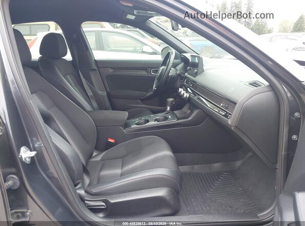 2HGFE2F54NH589116 2022 HONDA CIVIC Gray Widok wnętrza z przodu