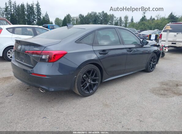 2HGFE2F54NH589116 2022 HONDA CIVIC Gray Tył prawy