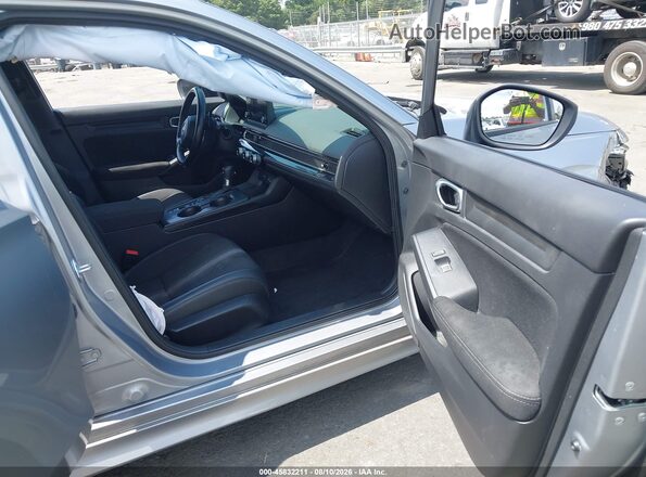 2HGFE2F54NH591710 2022 HONDA CIVIC Silver Вид салону спереду