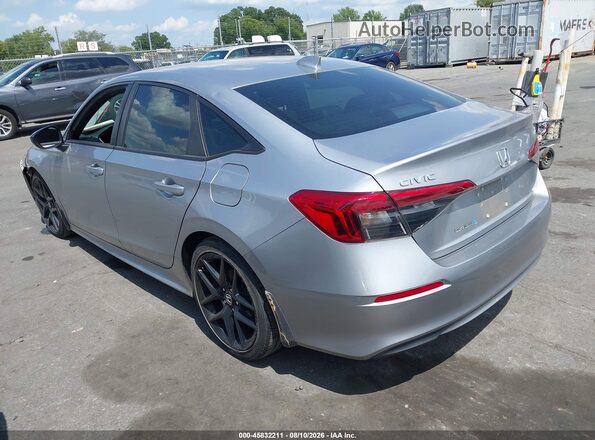 2HGFE2F54NH591710 2022 HONDA CIVIC Silver Задня ліва чверть