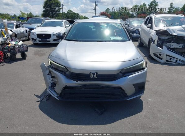 2HGFE2F54NH591710 2022 HONDA CIVIC Silver Вид щитка приладів