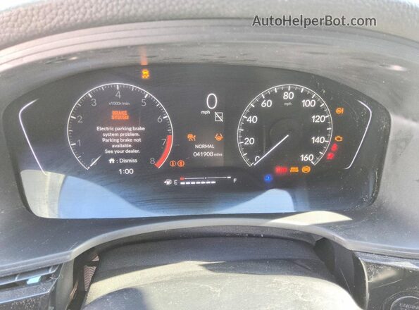 2HGFE2F54NH602639 2022 HONDA CIVIC Silver Vista del cuadro de instrumentos