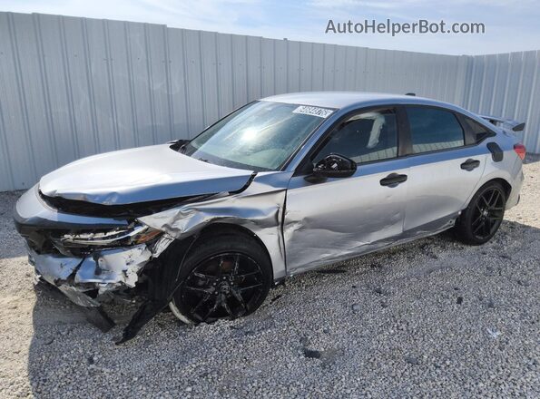 2HGFE2F54NH602639 2022 HONDA CIVIC Silver Vista interior de 360 grados