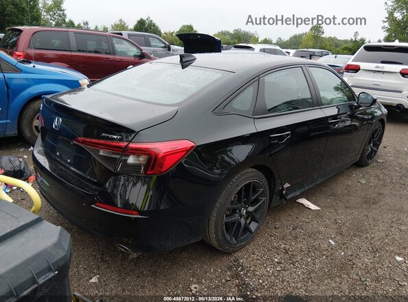 2HGFE2F54NH605749 2022 HONDA CIVIC Black Rear right