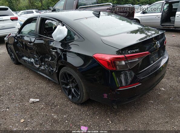 2HGFE2F54NH605749 2022 HONDA CIVIC Black Rear left