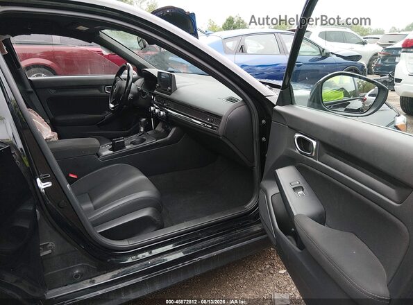2HGFE2F54NH605749 2022 HONDA CIVIC Black Front interior view